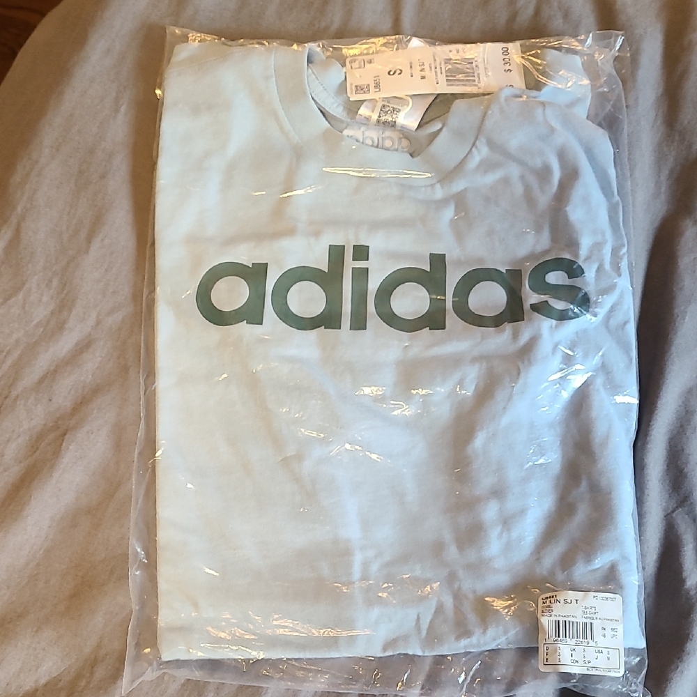 Adidas Wonder Blue T-Shirt with Logo